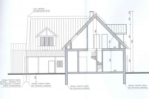 Dom z projektem przebudowy i nadbudowy