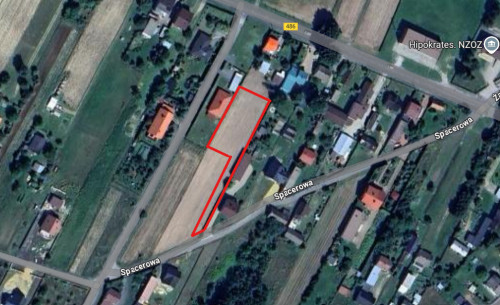 Działka budowlana 20 Ar Kraszkowice k. Wielunia