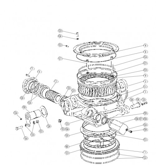 Części do tiltrotatora Rototilt Indexator RT40 RT60 uszczelnienia inne