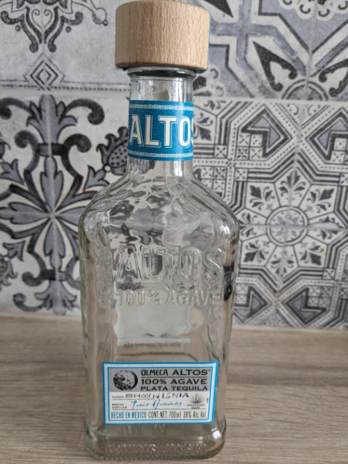 Tequila Altos 0,7l -PUSTA-kolekcjonerska- real foto