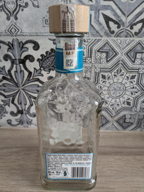 Tequila Altos 0,7l -PUSTA-kolekcjonerska- real foto