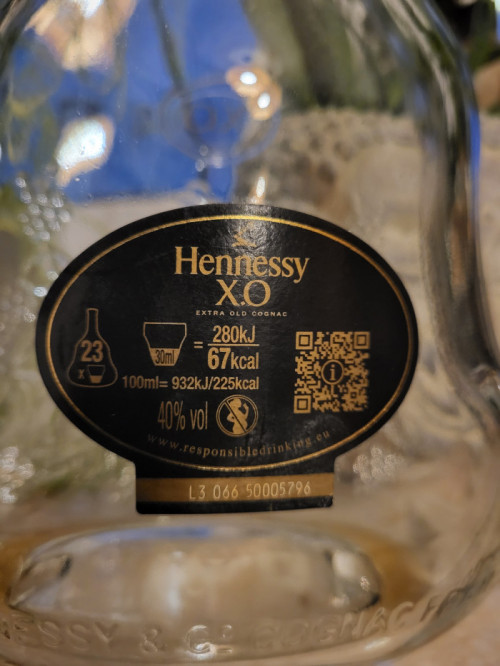 Hennessy Cognac 0,7l -PUSTA-kolekcjonerska - real foto