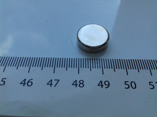 Magnes neodymowy okrągły mocny, 15mm x 4,8mm, 3059588644502836, CNG007