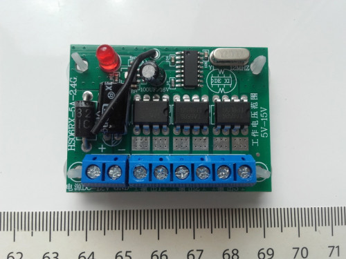 Nadajnik 2.4GHZ DC 6V-15V, 5A, DIY odbiornik zdalnego sterowania, czoł