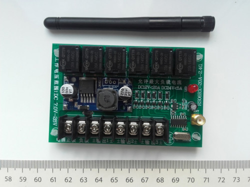 Nadajnik 2.4GHZ DC 7V-28V, 20A, DIY odbiornik nadajnik zdalnego sterow