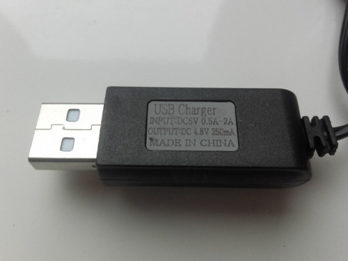 Ładowarka KET USB do akumulatorów 4,8V 250mA, wtyczka KET-2P Charger