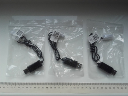 Sprzedam:  Ładowarka USB do akumulatorów 7,2V, 250mA wtyczka KET-2P NO
