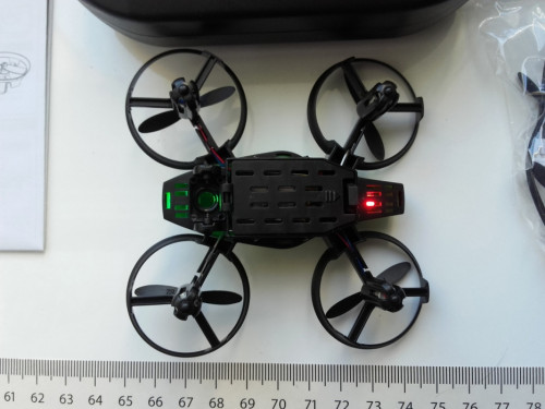 Dron GT1, Mini UAV, z pełną osłoną śmigieł, 3,7V 300mAh, 360 obrót, He