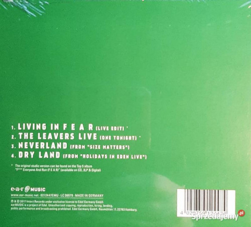 Polecam Znakomity Album CD. Marillion- Living In Fear CD Now