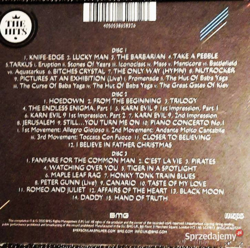 Sprzedam Potrójny Album CD Emerson Lake Palmer The Ultimate