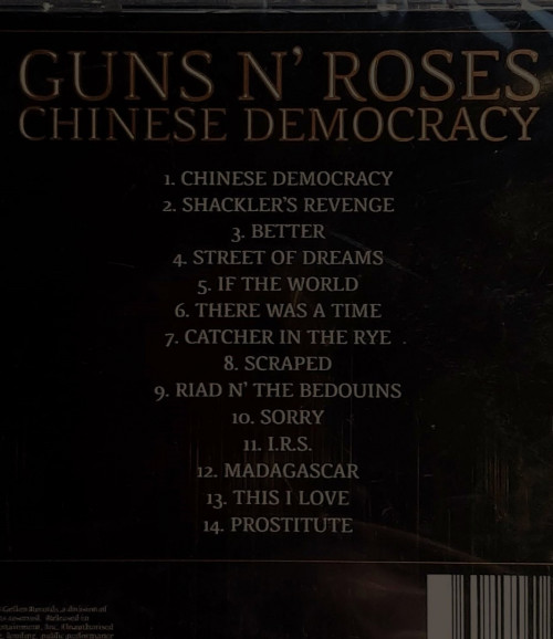 Polecam Album CD Guns N Roses Chinese Democracy CD Nowy !!