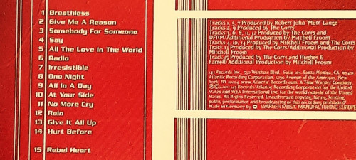 Sprzedam Album Cd The Corrs In Blue CD Nowa