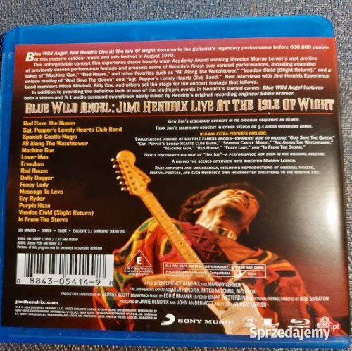 Polecam Rewelacyjny Koncert Jimi Hendrix -Koncert na wyspie