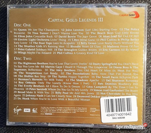 2 CD Znakomity Zestaw Hit-y Wszechczasów Capital Gold Legend