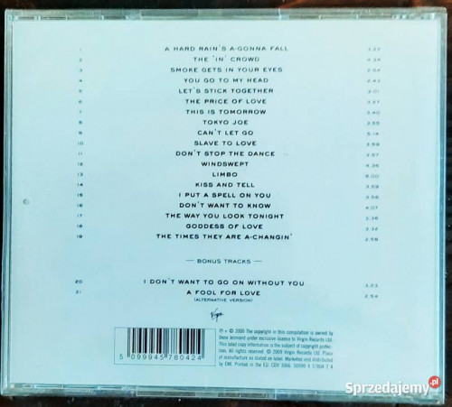 Polecam Wspaniały Album CD BRYAN FERRY: The BEST Of