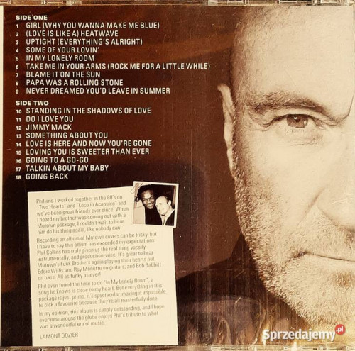 Super Podwójny Album 2X CD Phil Collins Going Back CD Nowe