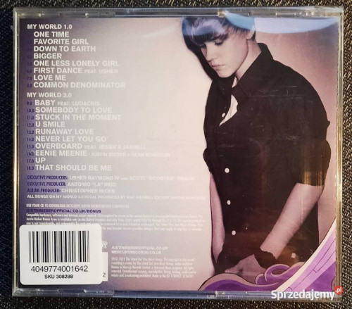 Polecam Album CD -JUSTIN BIEBER Album - My Worlds 1-2
