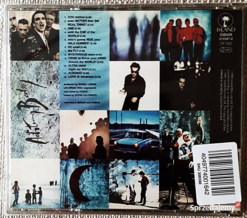 Polecam Album CD Kultowego Zespołu U2 - Album ACHTUNG BABY