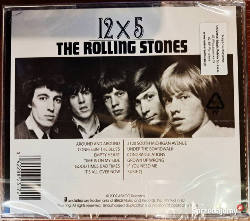 Sprzedam Album CD The Rolling Stones 12X5 Nowy Folia !