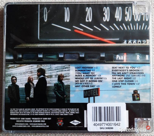 Polecam Super Album CD BON JOVI -Album Lost Highway CD