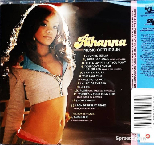 Sprzedam Album Cd Rihanna Music Of The Sun Cd Nowa !