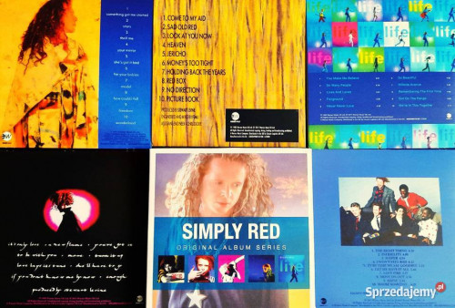 Polecam Zestaw 5 Płytowy Albumy CD SIMPLY RED Wersja Limitow