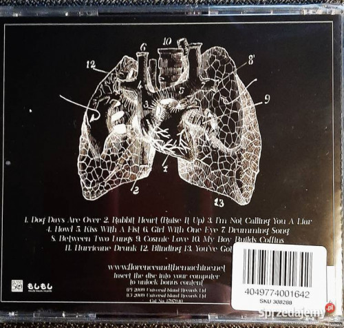 Wspaniały Album CD FLORENCE - Album And The Machine Ceremonials CD