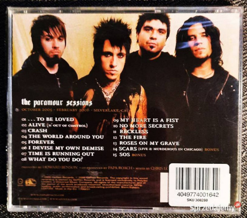 Polecam Album CD PAPA ROACH – The Paramour E. Limitowana