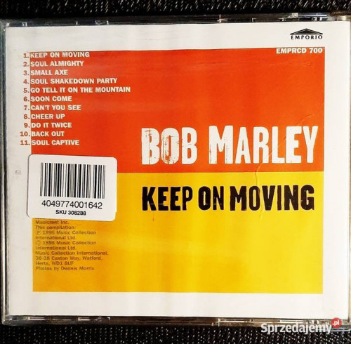 Polecam Wspaniały Album CD BOB MARLEY -Album -Keep On Moving