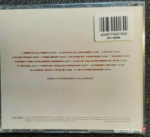 Polecam Wspaniały Album CD CELINE DION One Heart CD
