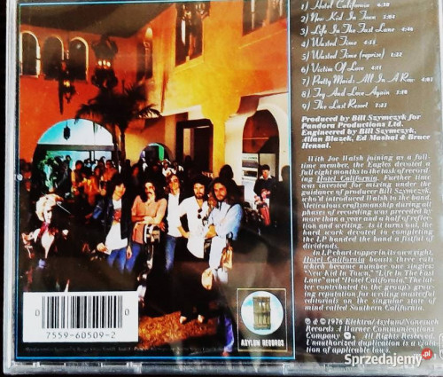 Polecam Wspaniały Kultowy Album CD The EAGLES- Hotel California