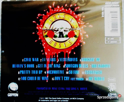 Polecam Znakomity Album CD GUNS N ROSES- ‎ Use Your Illusion II Cd