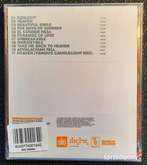 Polecam Album CD DJ- SAMMY Album Heaven