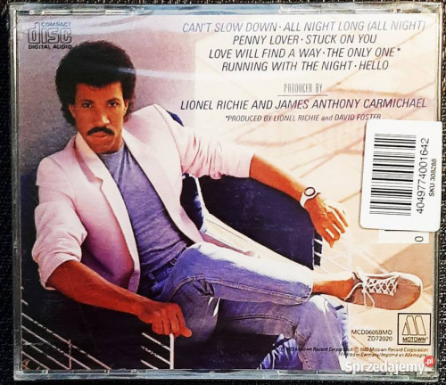 Polecam Najlepszy Album CD LIONEL RICHE - Album Can't Slow Down CD