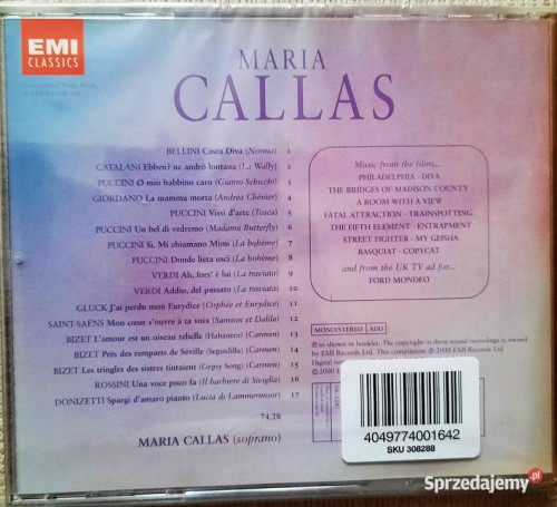 Polecam Album CD Andrea Bocelli -Sentimento CD