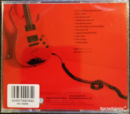 Polecam Kultowy Album CD PAPA ROACH Love hate tragedy