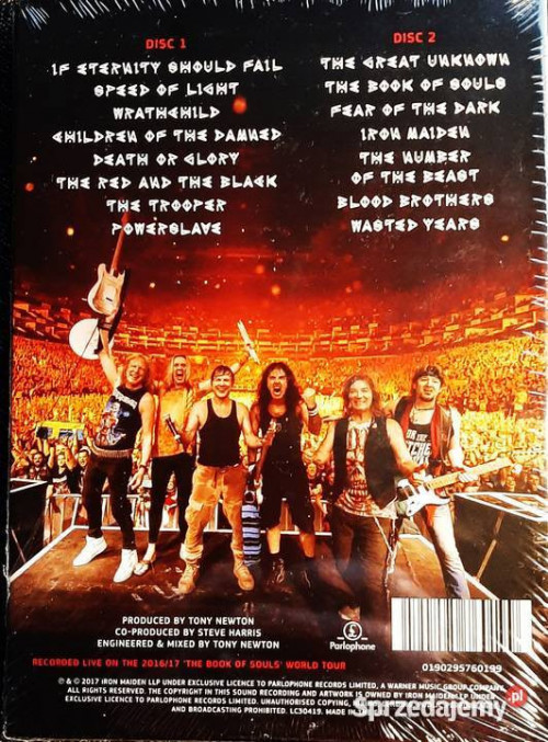 Unikat !!! . Album 2 XCD IRON MAIDEN - Album Book of Souls La