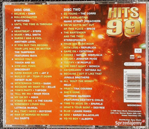 Polecam Składankę Disco Album 2XCD HITS 58 Największe Disco 40 Hits