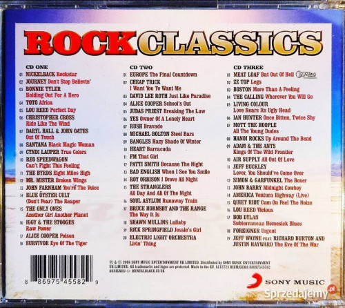 Składanka Album 3X CD GREATEST ROCK BAND Gwiazdy Rock-a 3 cd