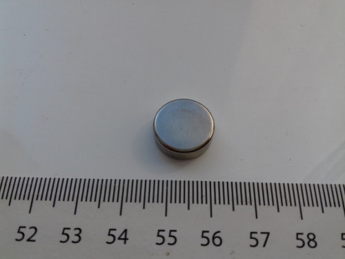 Magnes mocny neodymowy okrągły, 15mm x 4,8mm, 3060119264089580