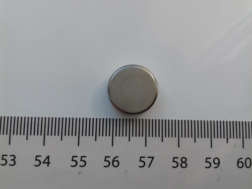 Magnes mocny neodymowy okrągły, 15mm x 4,8mm, 3060119264089580