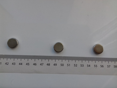 Magnes mocny neodymowy okrągły, 15mm x 4,8mm, 3060119264089580