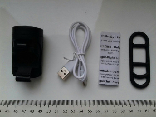 Elektryczny dzwonek rowerowy i alarm, na akumulator USB, głośny 120 de