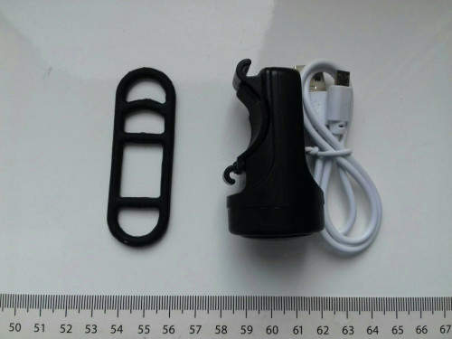Elektryczny dzwonek rowerowy i alarm, na akumulator USB, głośny 140 de