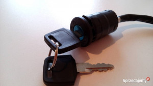 Stacyjka 2 kluczyki włącznik wtyk 2PIN hulajnoga elektryczna