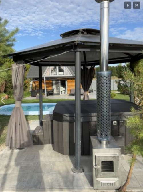 Dom na MAZURACH WEEKENDY WAKACJE SPA basen sauna jacuzzi wędkowanie
