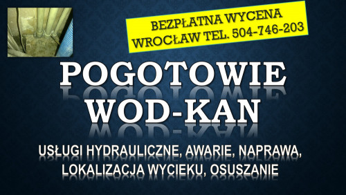 Usługi hydrauliczne, cennik, Tel 504-746-203, Wrocław, Pogotowie, cena