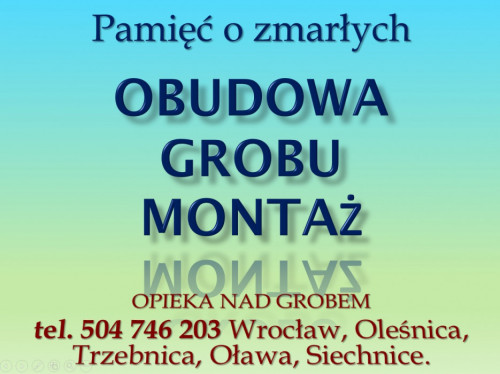 Skrzynka na grób, cena z montażem t. 504-746-203. obramowanie, Wrocław