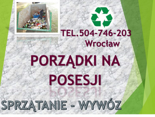 Posprzątanie terenu, Wrocław, tel. 504-746-203. Sprzątanie śmieci