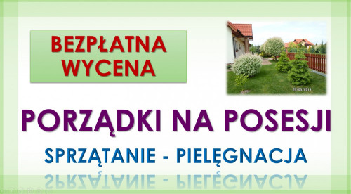 Porządkowanie działek, Wrocław. Tel. 504-746-203, sprzątanie ogródka